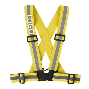 Custom LOGO Multi Colors High Visibility Adjustable Safety Vest Reflective Strips